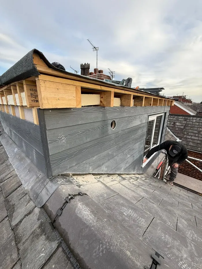 Rear dormer under construction