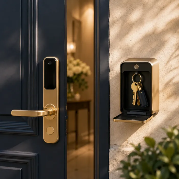 Serrure connectée et boîte à clés sécurisée pour un check-in autonome à toute heure