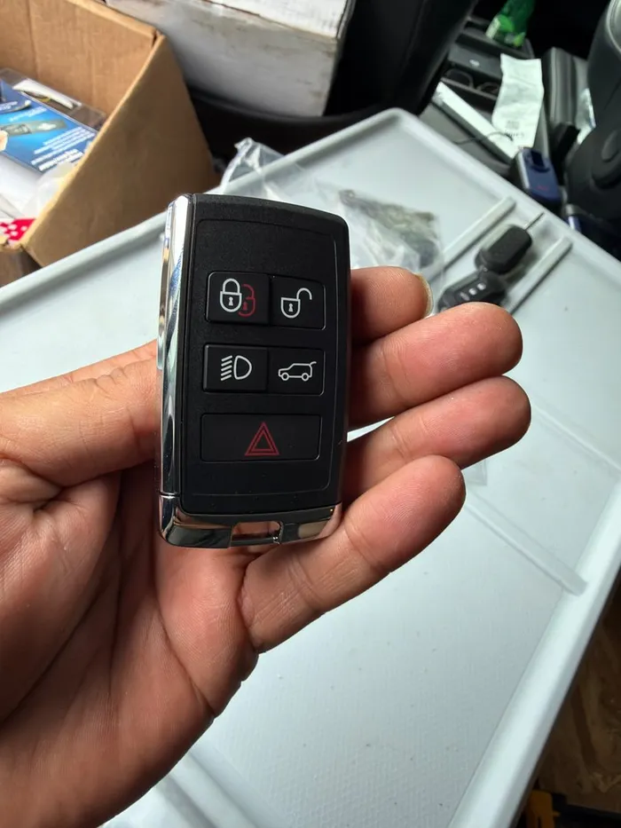 Smart key fob for a luxury car