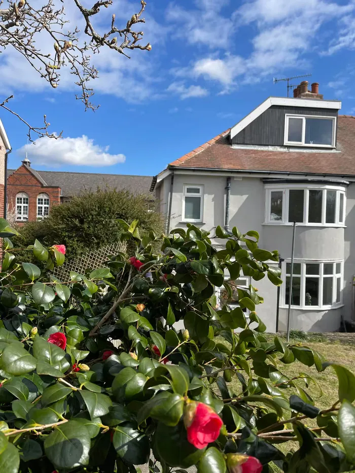 Front of the five-bedroom semi-detached Flow Stays house in Hillsborough