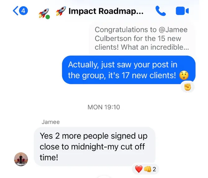 Client message