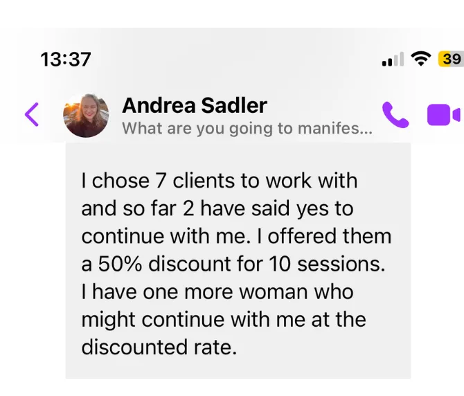 Client message