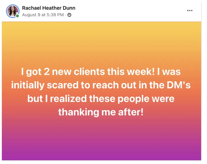 Client message
