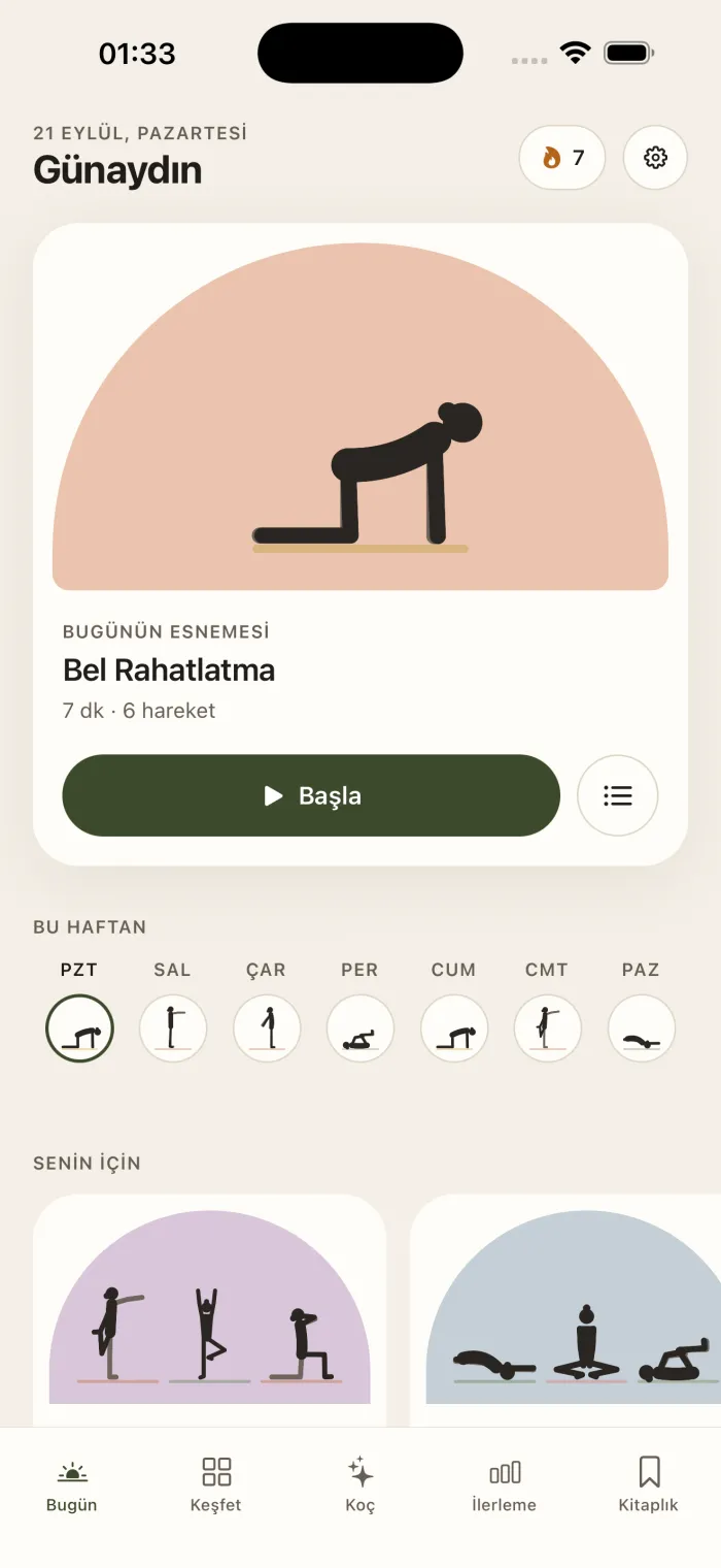 Elasta Bugün ekranı