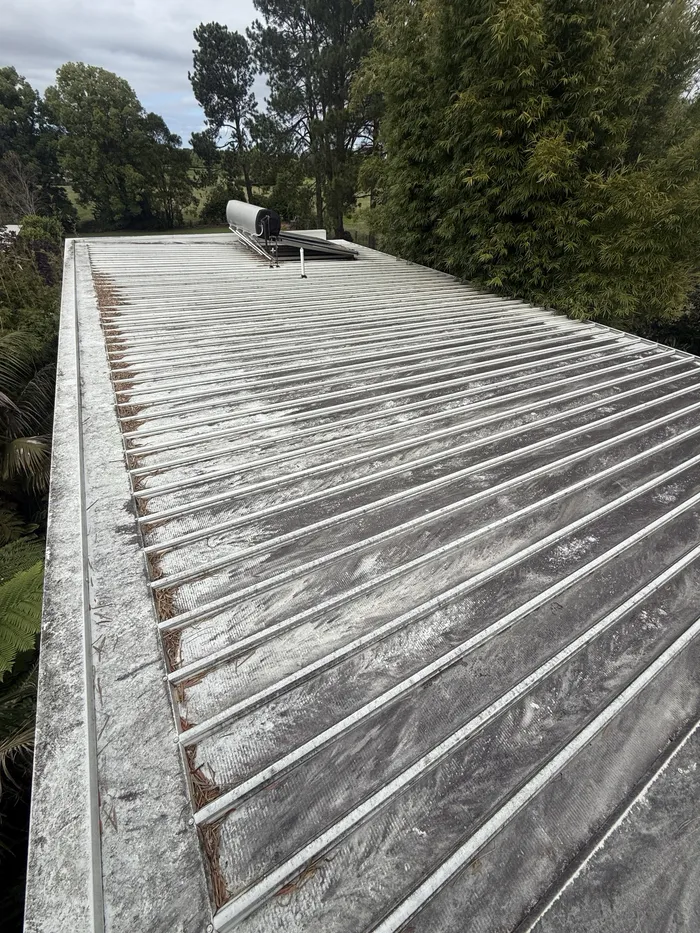 Colorbond roof before cleaning
