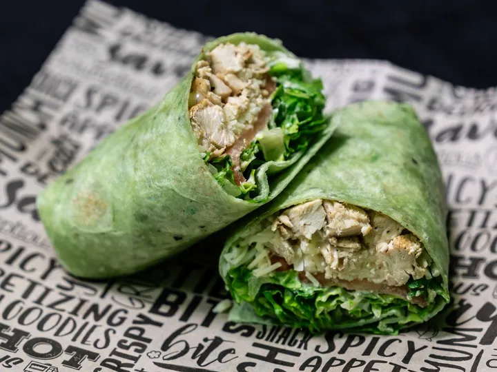 Chicken Caesar Wrap at Be Fit Cafe in Powell, Ohio