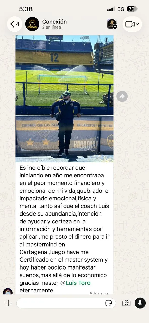 Testimonio de un estudiante de GPS Personal