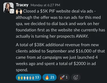 Tracey win screenshot