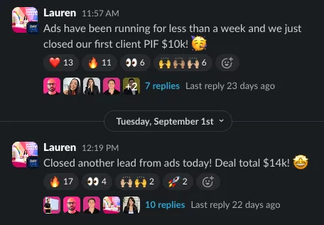 Lauren win screenshot