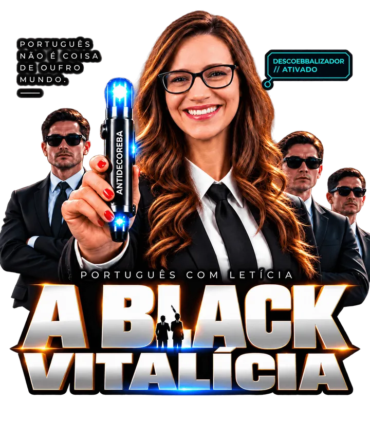 Professora Letícia, do Português com Letícia, na campanha A Black Vitalícia