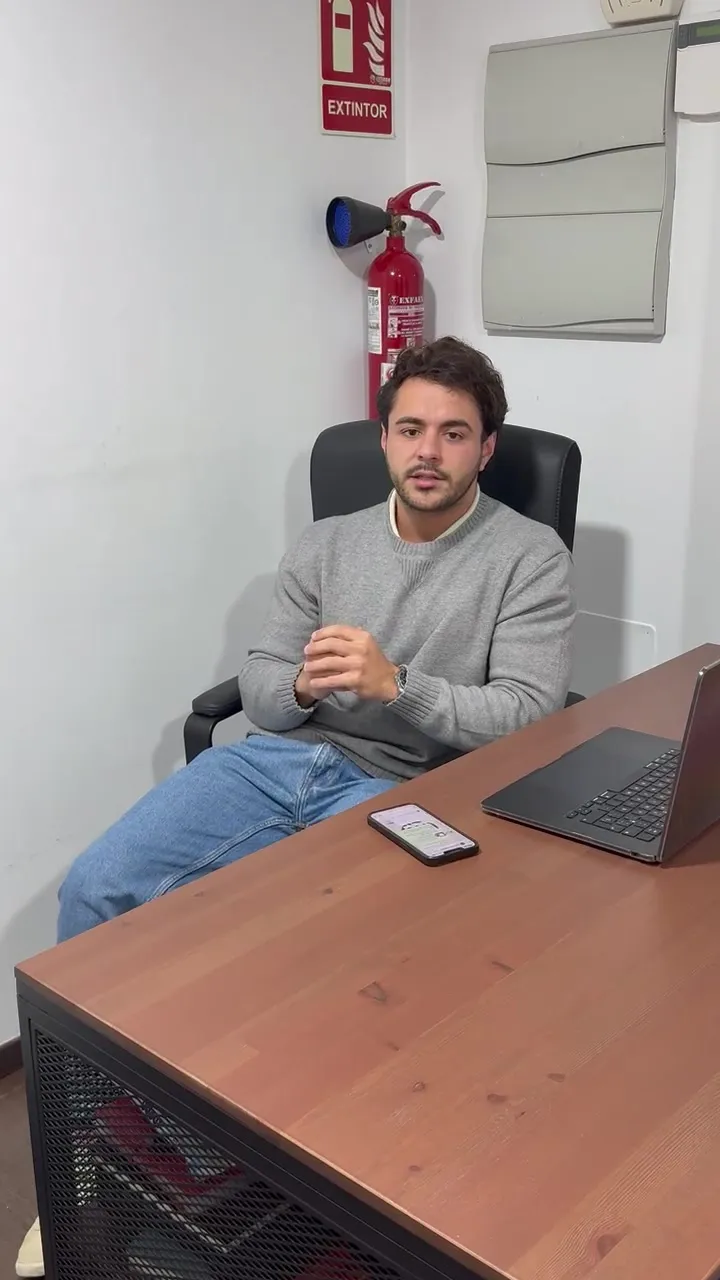 Antonio Roces, contando su caso en vídeo