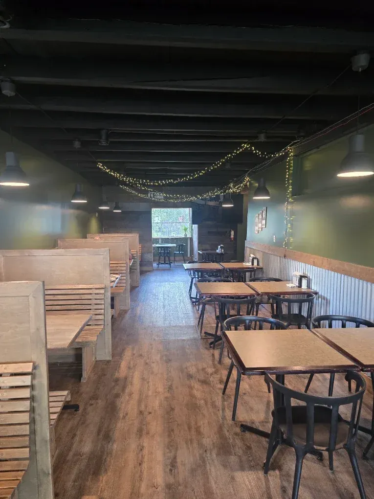 Interior dining area at The Harvest Table in Fort Vermilion