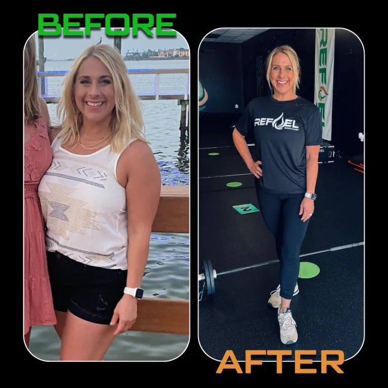 REFUEL Bootcamp member before and after transformation