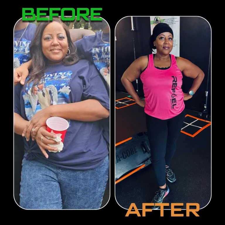 REFUEL Bootcamp member before and after transformation
