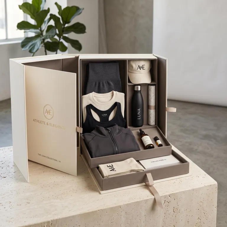 Retail packaging for fashion and activewear