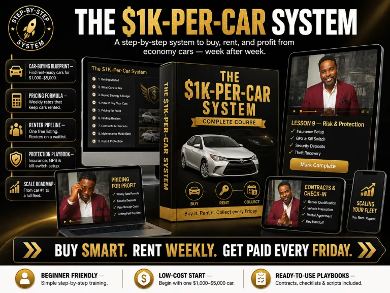 The $1K-Per-Car System ‚Äî complete course
