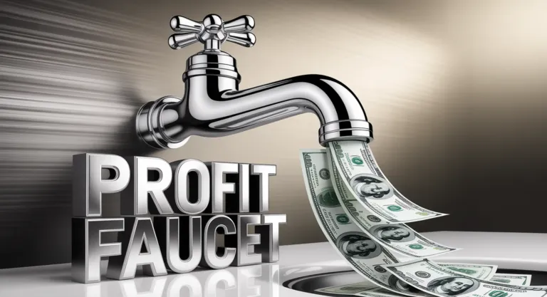The Profit Faucet, a system that pours profit continuously