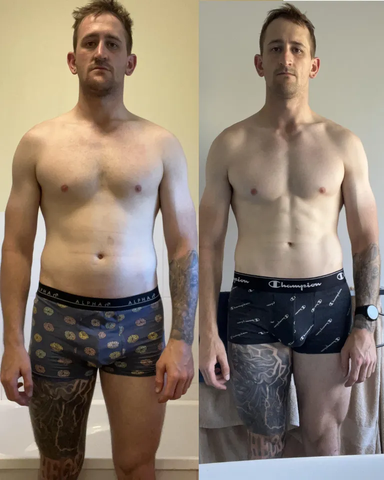 Shields-Fit client before and after
