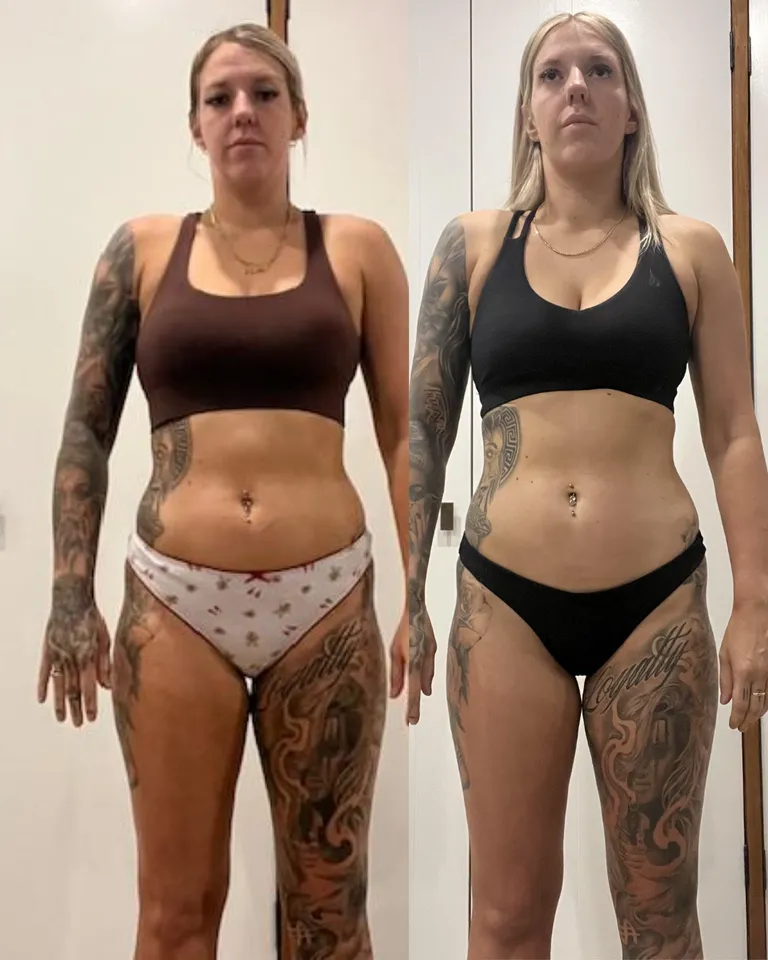 Shields-Fit client before and after