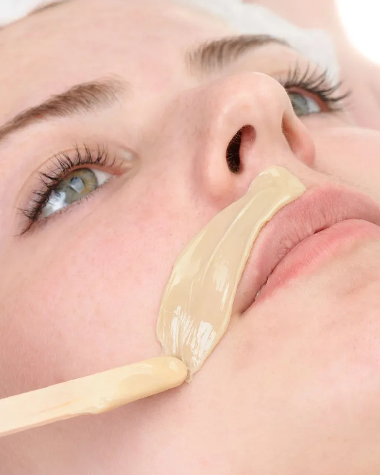 Upper lip waxing at Salon Salman