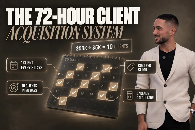 Lesson 1: The 72-Hour Client Acquisition System