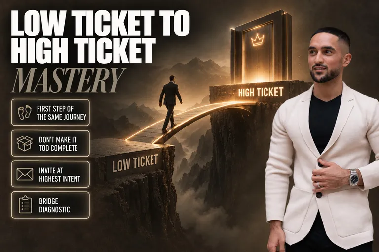 Lesson 5: Low Ticket To High Ticket Mastery