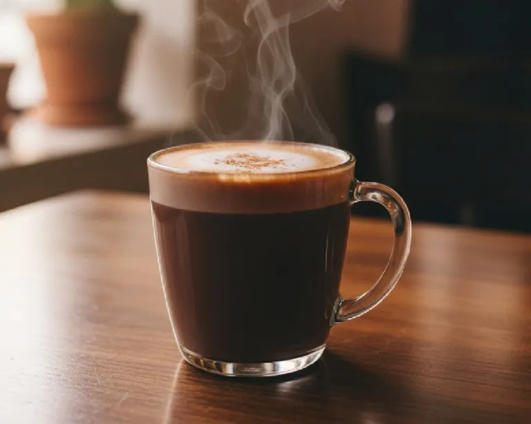 Hot Cinnamon Cacao superfood latte