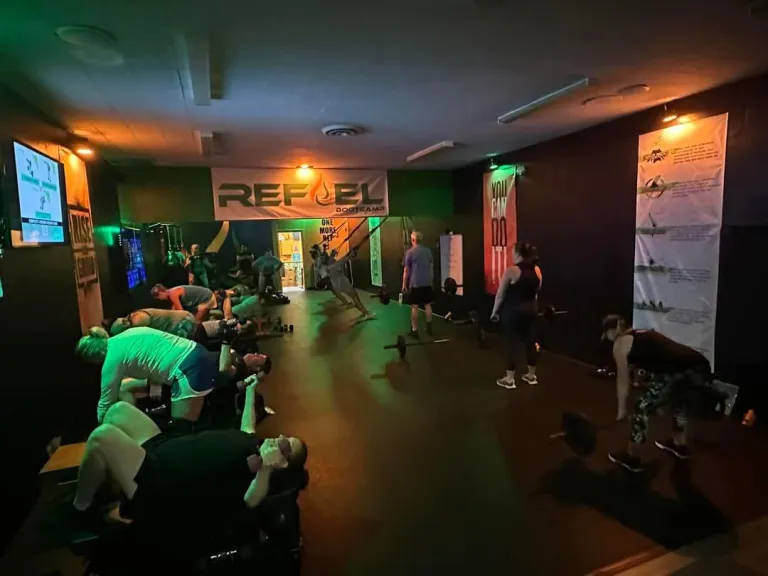 A full class training at REFUEL Bootcamp Fort Walton Beach