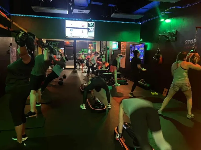 Group class in progress at REFUEL Bootcamp Fort Walton Beach
