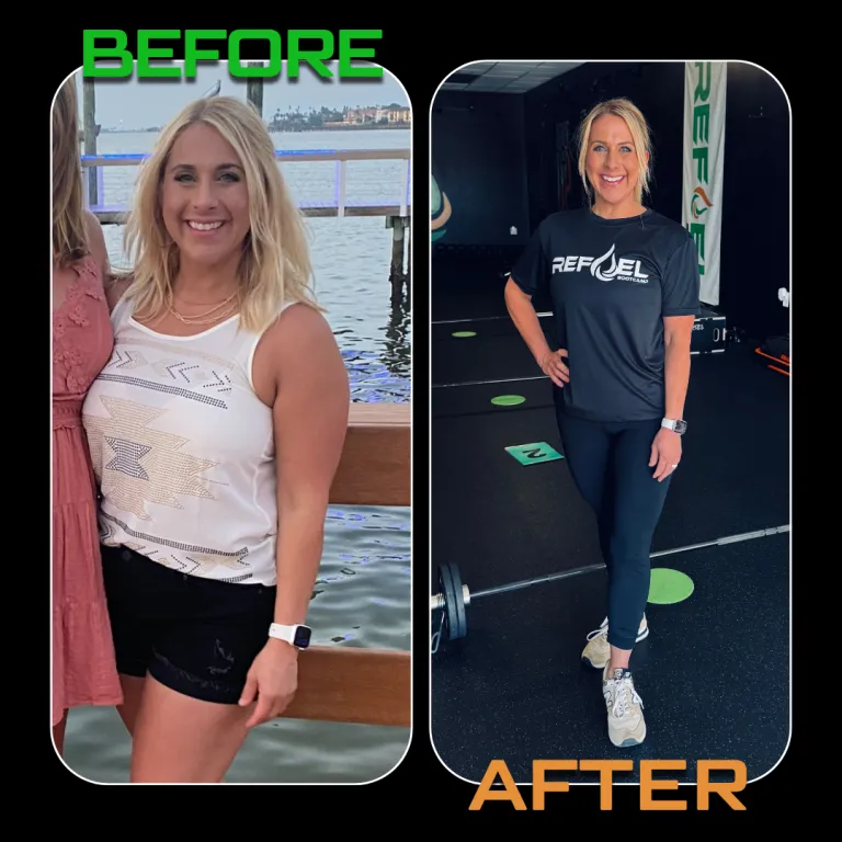 REFUEL Bootcamp member before and after transformation