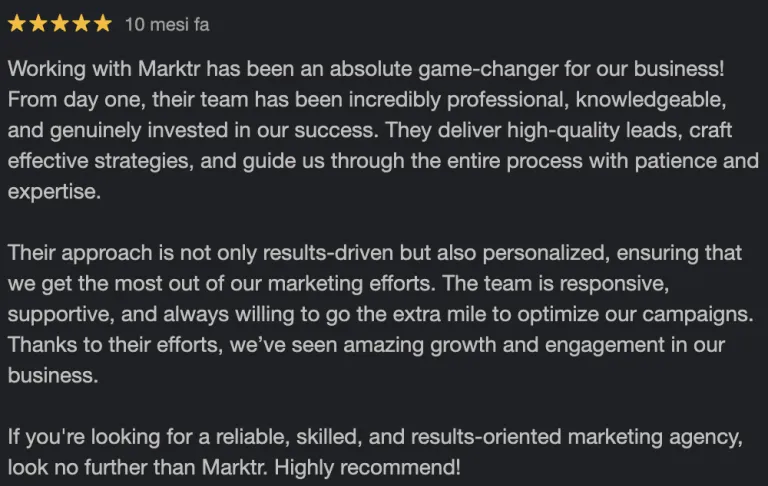 5-star review — an absolute game-changer