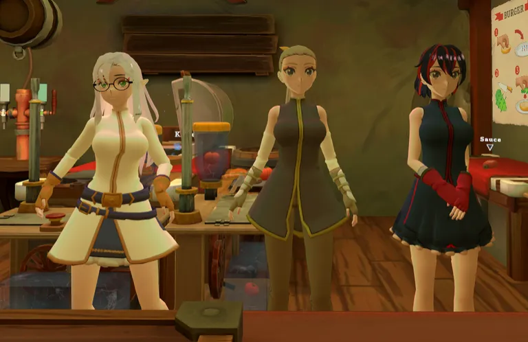 Tavern cooking game in Ghost Tower VR