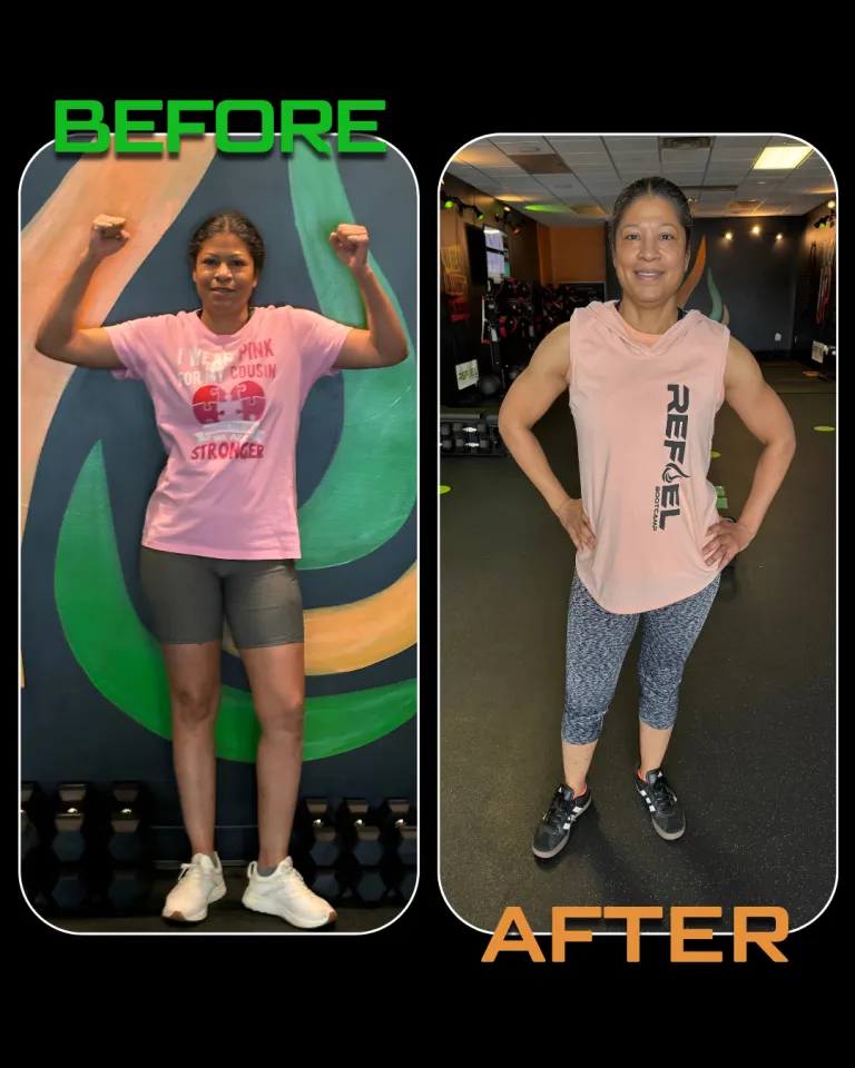 REFUEL Bootcamp member before and after transformation