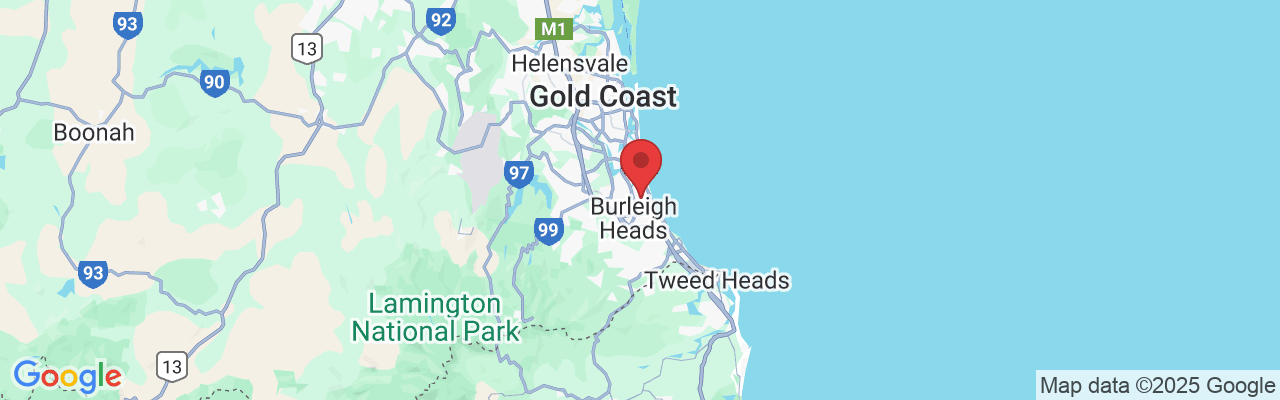 CAHIR Electrical service area map — Burleigh Waters QLD