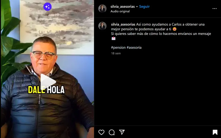 Comentarios de clientes en Instagram
