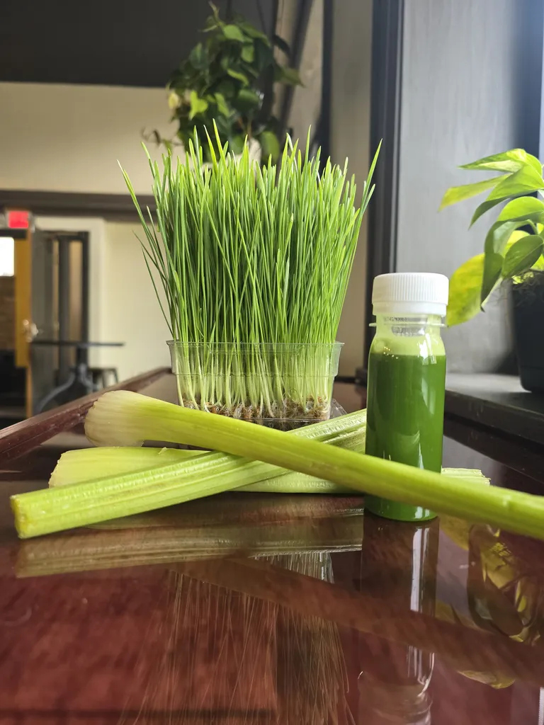 Cold-pressed juices made in house