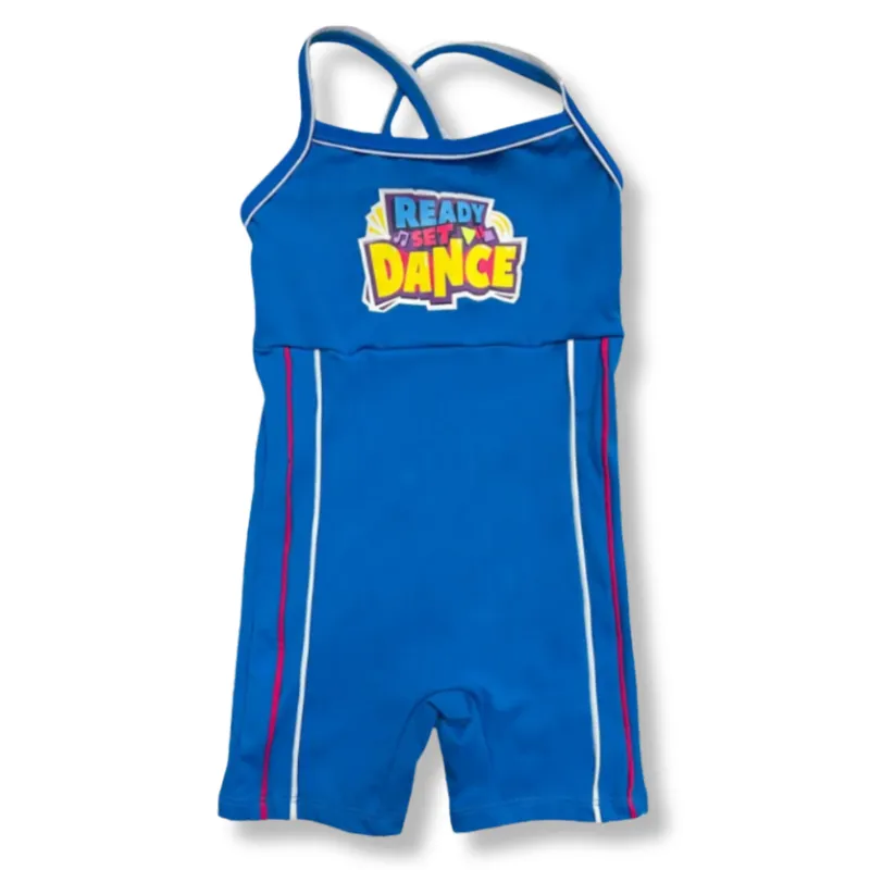 Blue READY SET DANCE unitard