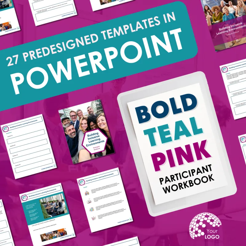 Participant Workbook Template - Bold (PowerPoint)