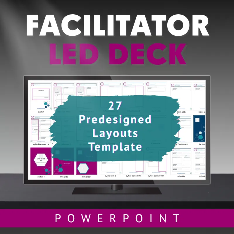 Facilitator Guide Template – Bold (PowerPoint)