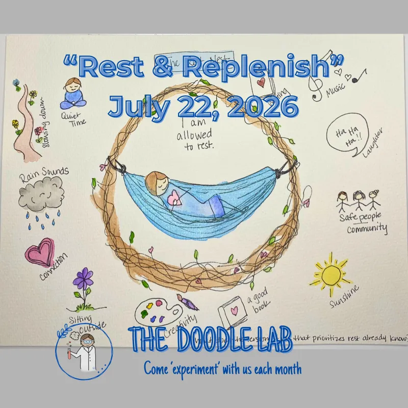 The Doodle Lab - Scribble Your Sanity: Rest & Replenish