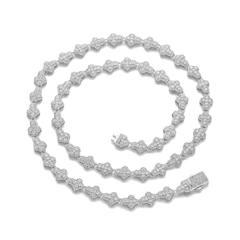 ZIRCON DIAMON STAR- TENNIS NECKLACE