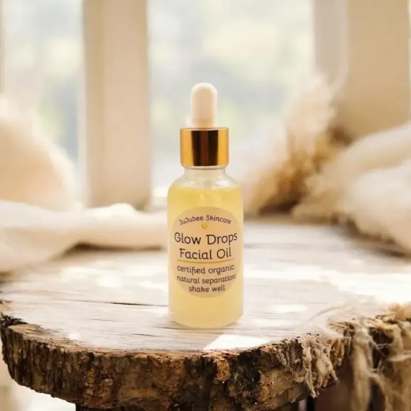Certified Organic Glow Drops - Hydrating Facial Oil (all skin types)