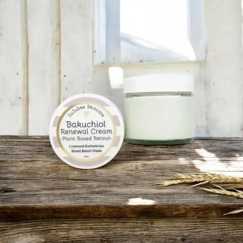 Bakuchiol 2% Renewal Face Cream (all skin types) - Plant Based Retinol Alternative