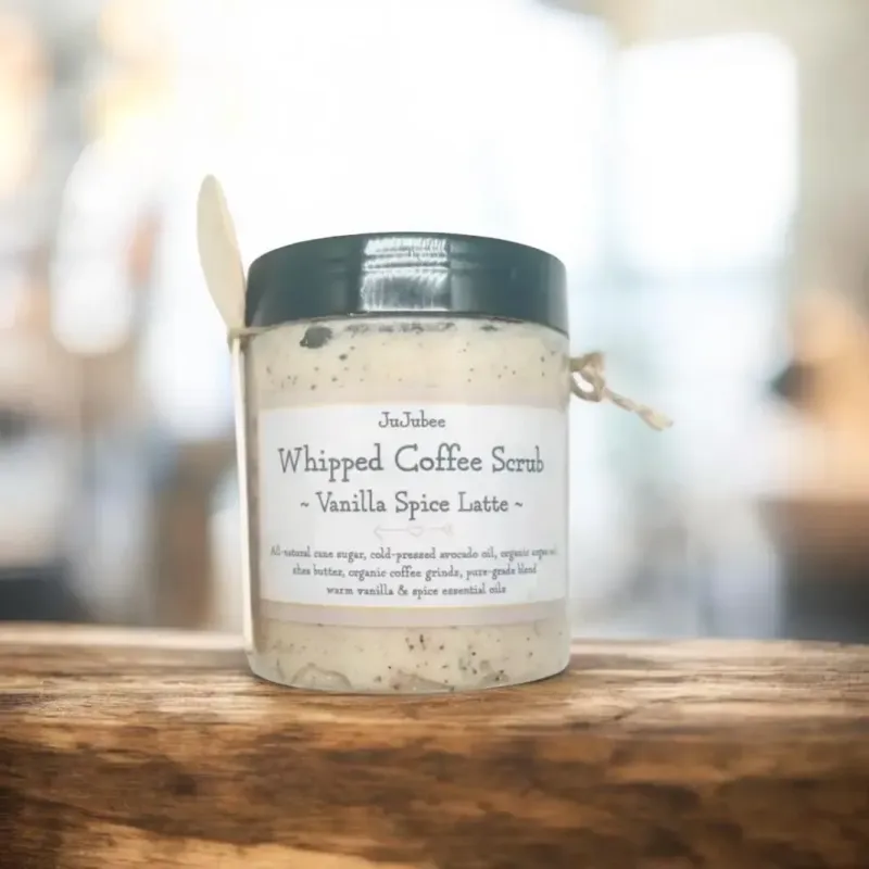 All Natural Whipped Body Scrub - Vanilla Spice Latte 8 oz.