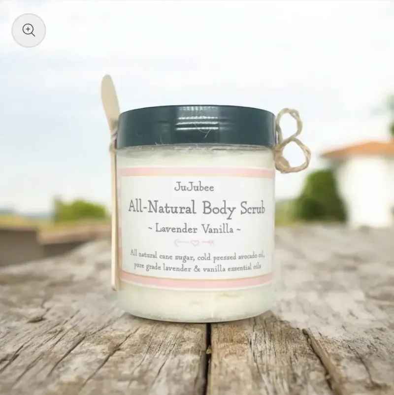 All Natural Whipped Body Scrub - Lavender Vanilla 8 oz.