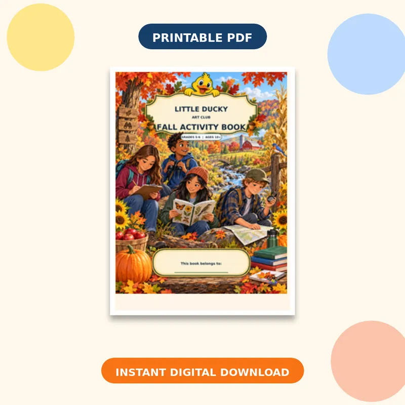 Fall Activity Book - Ages 10+