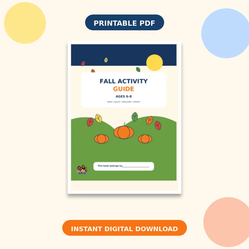 Fall Activity Guide - Ages 6-8
