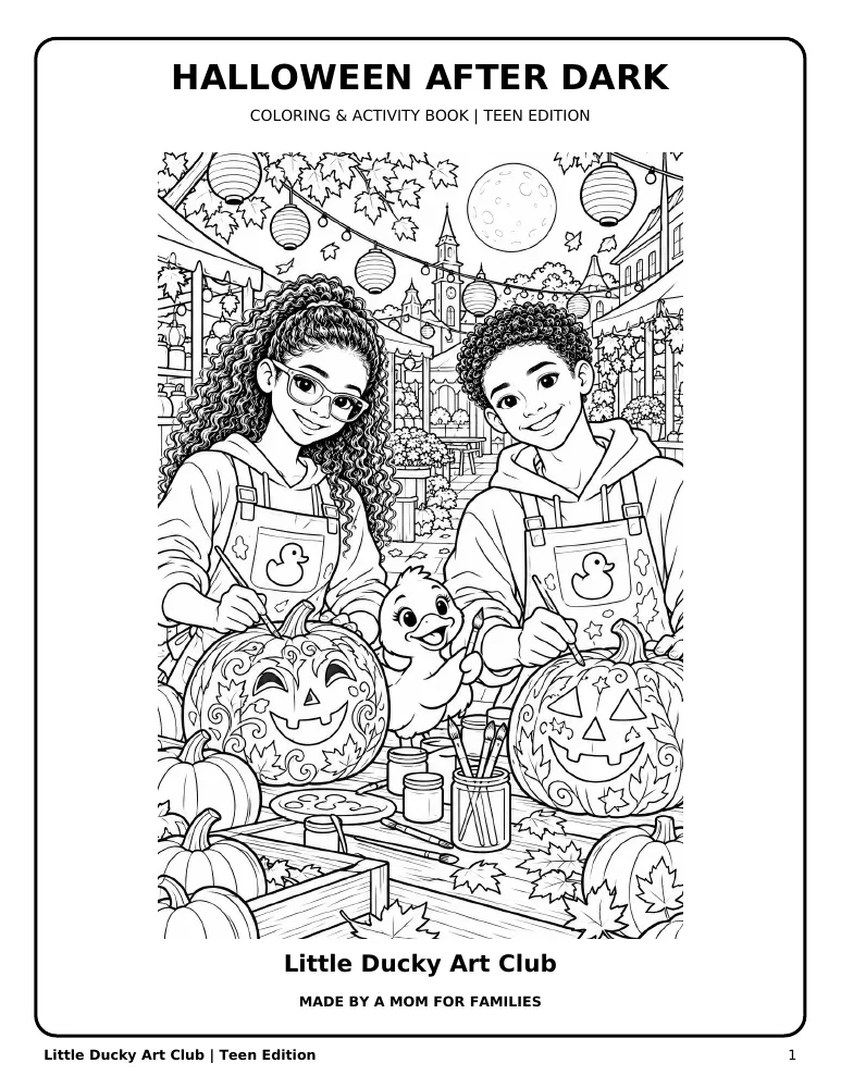 Halloween After Dark – Teen Coloring & Activity Book