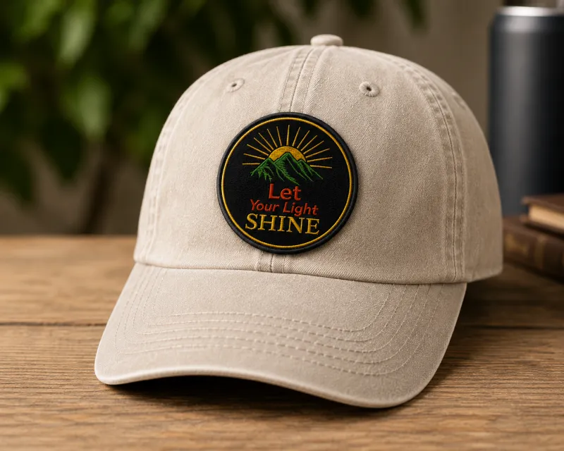 Let Your Light Shine Embroidered Patch