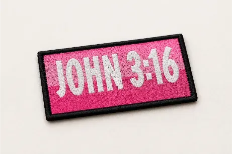 John 3:16 Embroidered Patch